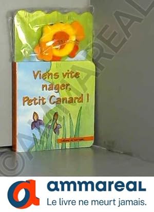 Bild des Verkufers fr Viens vite nager, Petit Canard ! (Un livre marionnette) zum Verkauf von Ammareal