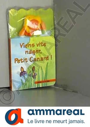 Bild des Verkufers fr Viens vite nager, Petit Canard ! (Un livre marionnette) zum Verkauf von Ammareal