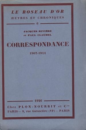 Correspondance 1907-1914. Edition originale.