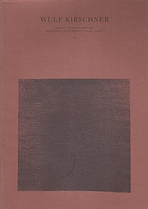 Imagen del vendedor de Wulf Kirschner. Spuren - Elemente 1989-1991 a la venta por Stefan Schuelke Fine Books