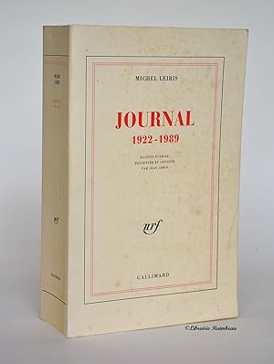Bild des Verkufers fr Michel Leiris, Journal 1922 - 1989 zum Verkauf von Librairie Raimbeau