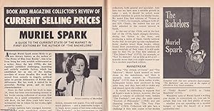 Immagine del venditore per Muriel Spark : A Guide to her First Editions. This is an original article separated from an issue of The Book & Magazine Collector publication, 1989. venduto da Cosmo Books