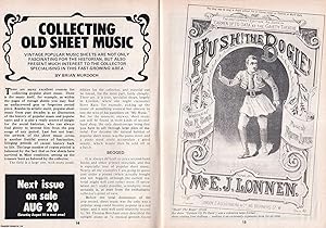 Bild des Verkufers fr Collecting Old Sheet Music. This is an original article separated from an issue of The Book & Magazine Collector publication, 1984. zum Verkauf von Cosmo Books