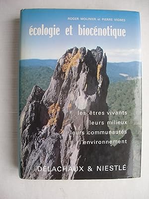 Imagen del vendedor de ECOLOGIE ET BIOCENOTIQUE a la venta por La Bouquinerie des Antres