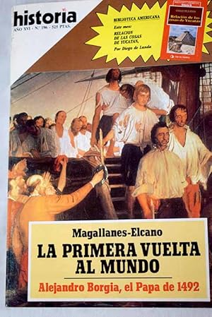 Imagen del vendedor de Historia 16, Ao 1992, n 196:: La Navarra que perdi la guerra; La guerra de sir John Moore: un general escocs muerto en Espaa combatiendo contra la invasin francesa (1808-1809); La ruta al Oriente de la expedicin Magallanes-Elcano; Alejandro VI: el Papa del 92; La Iglesia contra la carne: el programa contra la lujuria esculpido en la iglesia de Cervatos; Navegantes y descubridores en la antigedad: tcnica naval y expansin ultramarina; Navegantes y descubridores en la antigedad: viajes por el Atlntico y el Indico Occidental; Navegantes y descubridores en la antigedad: los romanos en el lejano Oriente a la venta por Alcan Libros