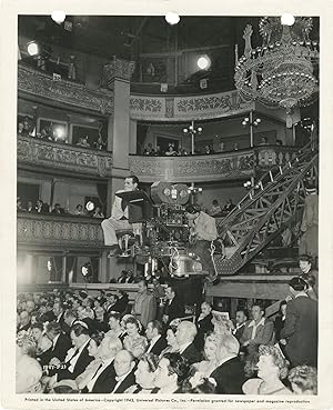 Bild des Verkufers fr Phantom of the Opera (Original keybook photograph from the 1943 film) zum Verkauf von Royal Books, Inc., ABAA