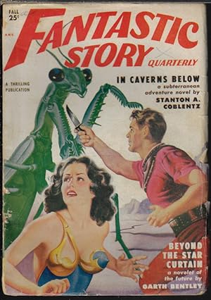 Bild des Verkufers fr FANTASTIC STORY Quarterly: Fall 1950 ("In Caverns Below", vt - "Hidden World") zum Verkauf von Books from the Crypt