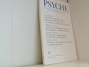 Bild des Verkufers fr Psyche - Zeitschrift fr Psychoanalyse und ihre Anwedungen, 54.Jhg.,11/2000,Heft 11 zum Verkauf von Book Broker