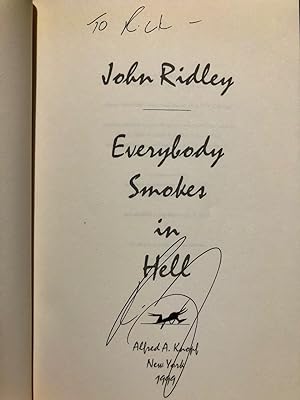 Seller image for Everybody Smokes in Hell for sale by Long Brothers Fine & Rare Books, ABAA