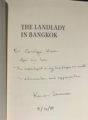 The Landlady in Bangkok -- INSCRIBED to Carolyn Kizer