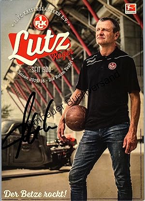 Imagen del vendedor de Original Autogramm Holger Lutz 1. FCK Handball /// Autograph signiert signed signee Saison 2015 / 2016 a la venta por Antiquariat im Kaiserviertel | Wimbauer Buchversand