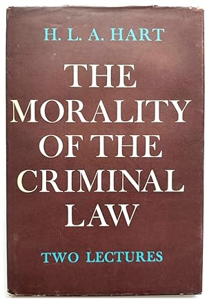 Bild des Verkufers fr The Morality of the Criminal Law: Two Lectures zum Verkauf von PsychoBabel & Skoob Books