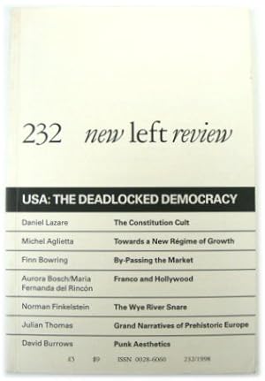 Bild des Verkufers fr New Left Review 232, USA: The Deadlocked Democracy zum Verkauf von PsychoBabel & Skoob Books