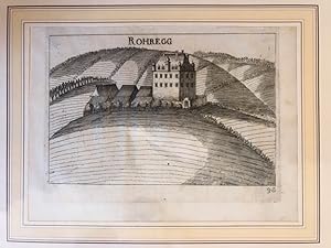 Bild des Verkufers fr Kupferstich Rohregg (Rohrberg in Sulz im Wienerwald/ Bezirk Mdling, auch Rohreck) 1672, Nr. 98 zum Verkauf von Antiquariat Liber Antiqua
