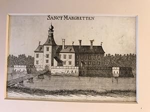 Bild des Verkufers fr Kupferstich Sanct Margretten (Schloss Margarethen am Moos), ca.1672 zum Verkauf von Antiquariat Liber Antiqua