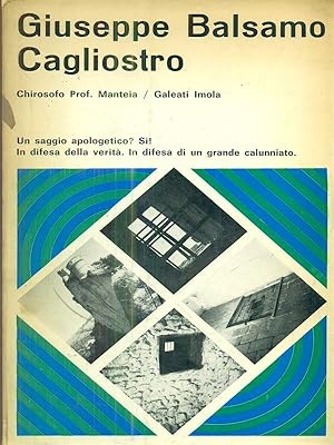 Imagen del vendedor de Giuseppe Balsamo Cagliostro a la venta por Librodifaccia