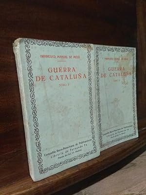 Immagine del venditore per Guerra De Catalua (Dos Tomos) venduto da Libros Antuano