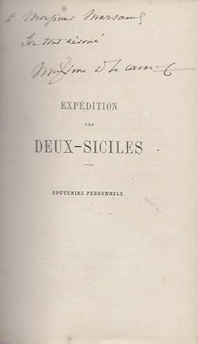 Expédition des deux-siciles Souvenirs personnels