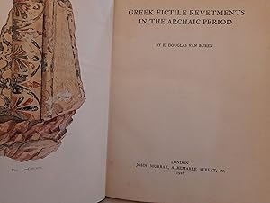Image du vendeur pour Greek fictile revetments in the archaic period, mis en vente par Nikki Green Books