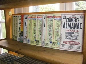 Konvolut 13 Bände New Millenium Farmer's Almanac/ the Old Farmer's Almanac/ Harris Farmer's Alman...