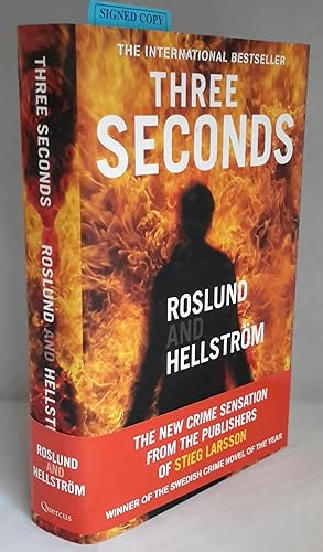 Three Seconds. Translated from the Swedish by Kari Dickson. SIGNED BY BOTH AUTHORS.