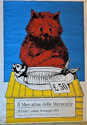 Il Mercantino Delle Meraviglie Pesaro, Sabato 30 Maggio, 1992 (Advertising Poster)