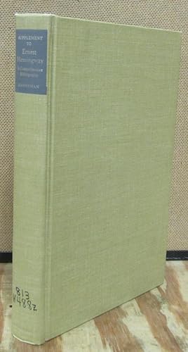 Immagine del venditore per Supplement To Ernest Hemingway: A Comprehensive Bibliography venduto da Dearly Departed Books