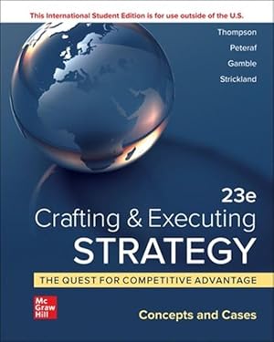 Seller image for Ise Crafting & Executing Strategy: the Quest for Competitive Advantage: Concepts and Cases (Paperback) for sale by AussieBookSeller