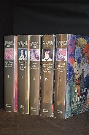 Immagine del venditore per A History of Private Life (5 Vols) venduto da Burton Lysecki Books, ABAC/ILAB