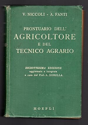 Immagine del venditore per Prontuario dell'agricoltore e del tecnico agrario venduto da Sergio Trippini