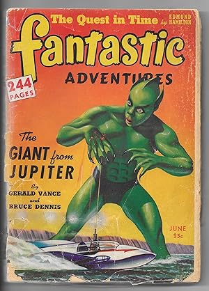 Image du vendeur pour Fantastic Adventures: June, 1942 mis en vente par Dark Hollow Books, Member NHABA, IOBA