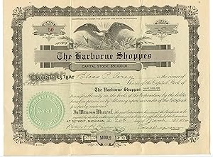 Immagine del venditore per The Harborne Shoppes stock certificate venduto da Attic Books (ABAC, ILAB)