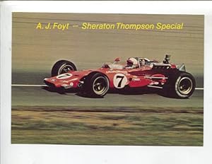 Image du vendeur pour Pocono Int'l Raceway A.J. Foyt #7 Sheraton Thompson Special Indy Car Post Card #95297-C-1996-NM mis en vente par DTA Collectibles