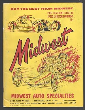 Midwest Auto Specialities Speed & Custom Equipment Catalog 1967-illustrated-historic info-VG