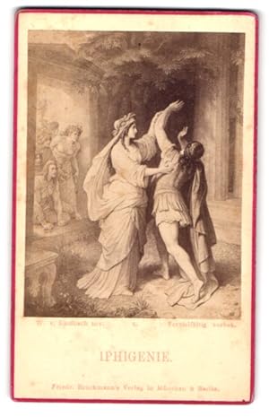 Bild des Verkufers fr Fotografie Iphigenie, Griechische Mythologie zum Verkauf von Bartko-Reher