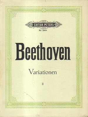 Image du vendeur pour Beethoven. Variationen fr Klavier zu 2 Hnden. mis en vente par Versandantiquariat Boller