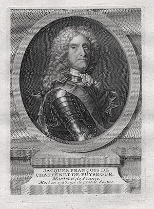 Image du vendeur pour Jacques Francois de Chastenet de Puysegur" - Jacques Francois de Chastenet de Puysegur (1656-1743) Marechal Militr Portrait mis en vente par Antiquariat Steffen Vlkel GmbH