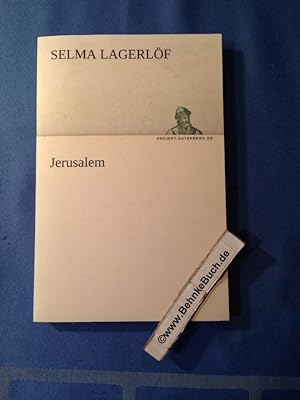 Bild des Verkäufers für Jerusalem. Selma Lagerlöf. zum Verkauf von Antiquariat BehnkeBuch