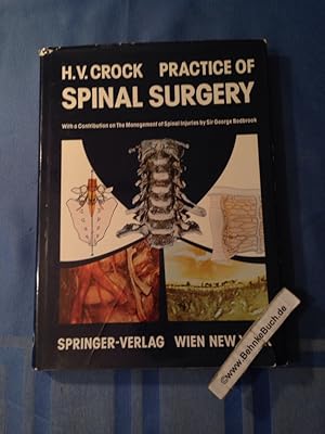 Image du vendeur pour Practice of spinal surgery. mis en vente par Antiquariat BehnkeBuch