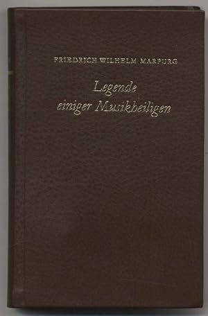 Bild des Verkufers fr Legende einiger Musikheiligen. 1 zum Verkauf von Rainer Kurz - Antiquariat in Oberaudorf