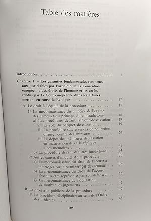 Seller image for Considrations sur les arrts de la Cour europenne des droits de l'Homme relatifs au droit  un procs quitable dans les affaires mettant en cause la Belgique - classe des lettres for sale by crealivres