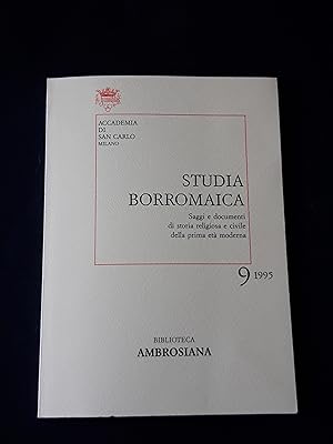 AA. VV. Studia borromaica 9. Biblioteca Ambrosiana. 1995 - I