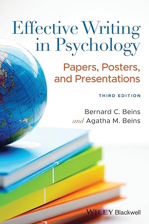 Bild des Verkufers fr Effective Writing in Psychology: Papers, Posters, and Presentations Paper zum Verkauf von moluna