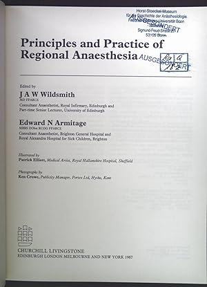 Bild des Verkufers fr Principles and Practice of Regional Anaesthesia zum Verkauf von books4less (Versandantiquariat Petra Gros GmbH & Co. KG)