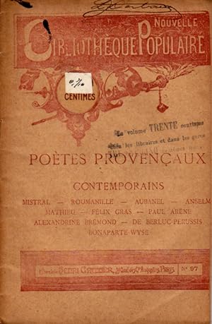 Poètes provençaux contemporains.