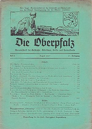 Die Oberpfalz, 21. Jahrgang, Heft 8 August 1927