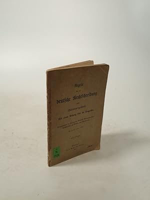 Seller image for Regeln fr die deutsche Rechtschreibung nebst Wrterverzeichnis. Mit einem Anhang ber die Satzzeichen. for sale by Antiquariat Bookfarm