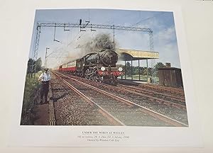 Seller image for Under Wires at Weeley (2001 Railway Lithograph Print) for sale by Maynard & Bradley