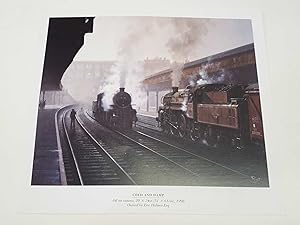 Seller image for Cold and Damp (2001 Railway Lithograph Print) for sale by Maynard & Bradley