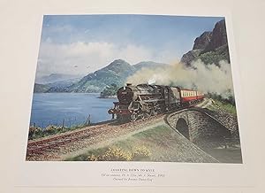 Seller image for Coasting to Kyle (2001 Railway Lithograph Print) for sale by Maynard & Bradley